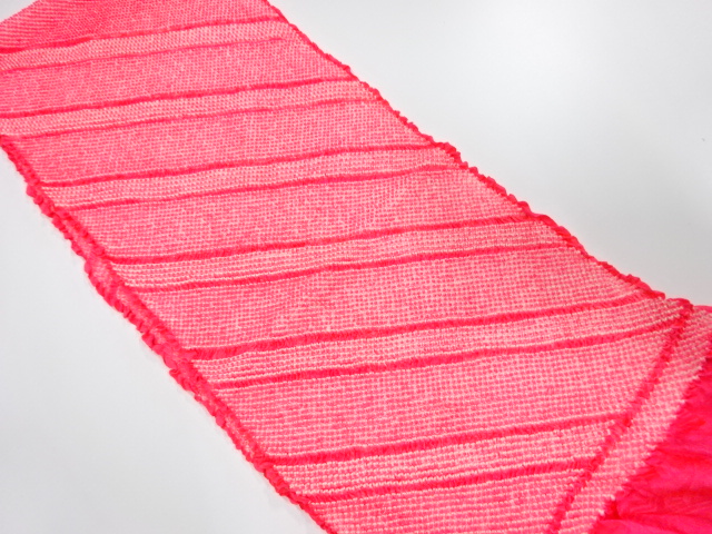 正絹　振袖用　絞り　帯揚げ